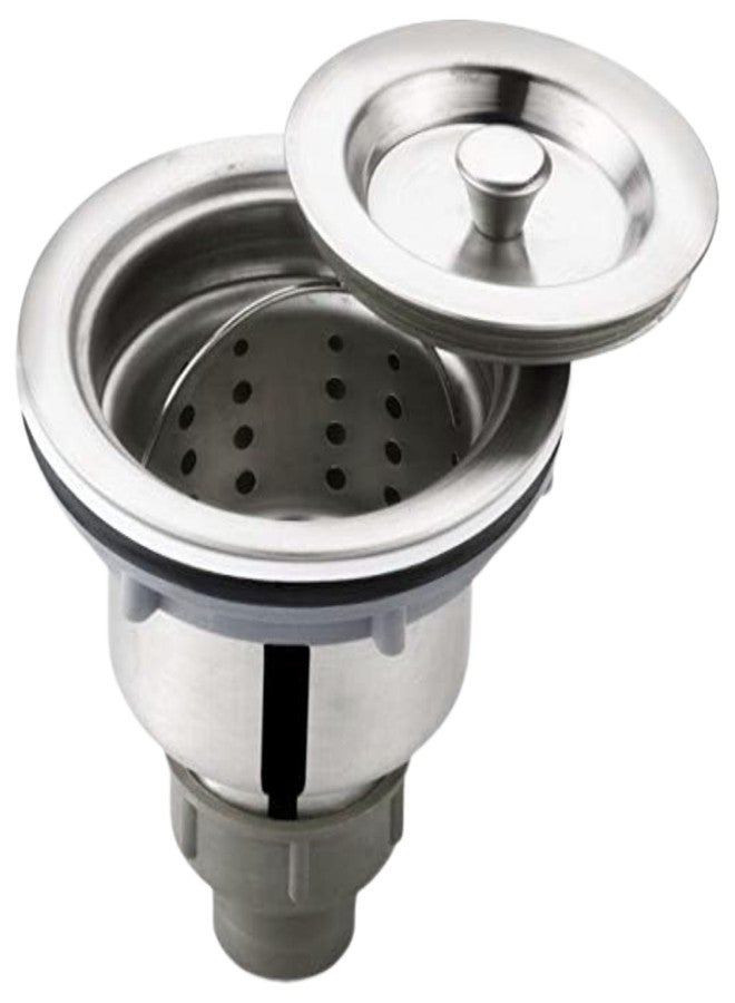 New Ware Sink Coupling with Removable Basket | Kitchen Sink & Wash Basin Drain Coupling | Vegetable Catcher Water Drain Cup - Image 1